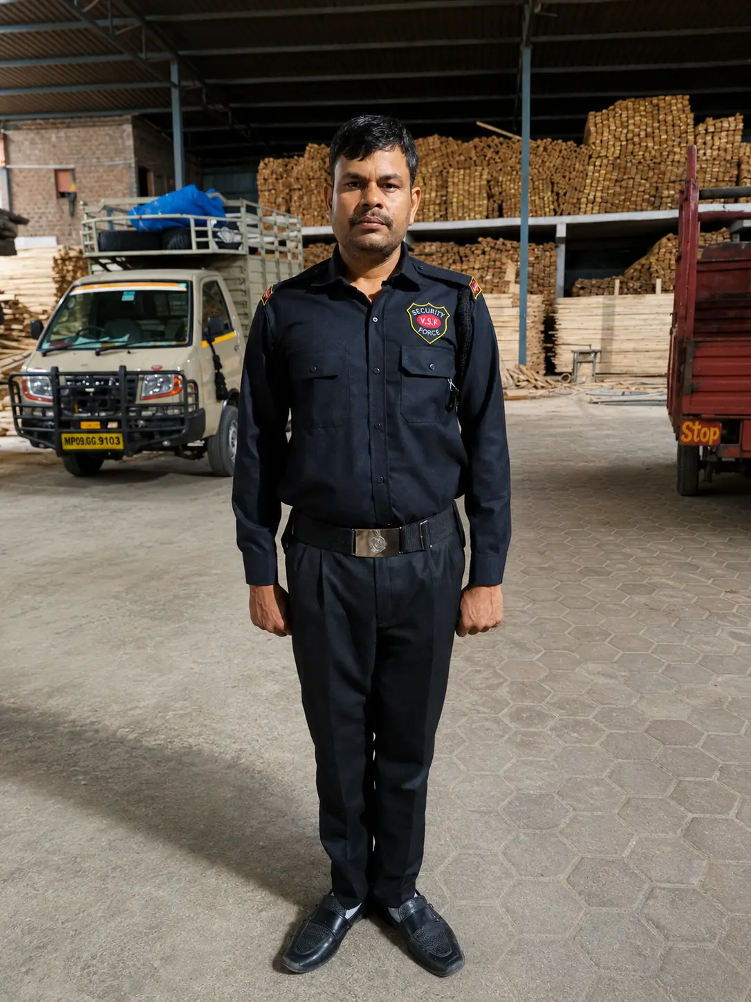 Industrial Yard Perimeter Security Guard